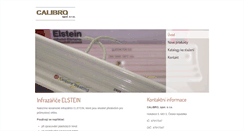 Desktop Screenshot of calibro.cz